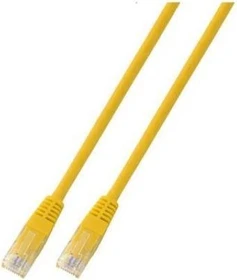 EFB Elektronik PVC CCA Patchkabel, Cat5e, U/UTP, RJ-45/RJ-45, 20m, gelb