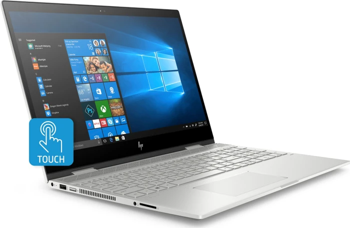 HP Envy x360 15-cn0004ng, silber, Core i5-8250U, 8GB RAM, 256GB SSD, 1TB HDD, GeForce MX150, DE