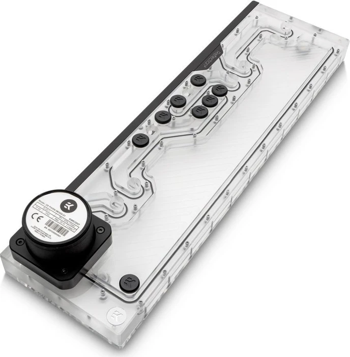 EK Water Blocks Quantum Line EK-Quantum Reflection² 7000D D5 PWM D-RGB, Verteilerplatte mit Pumpe, Acryl