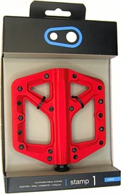 CrankBrothers Stamp 1 Large Plattformpedale rot
