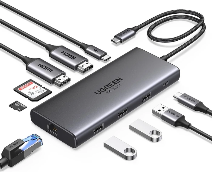 Ugreen Revodok Pro 210, USB-C 3.0 [Stecker]