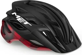 MET Veleno Helm black red matt glossy