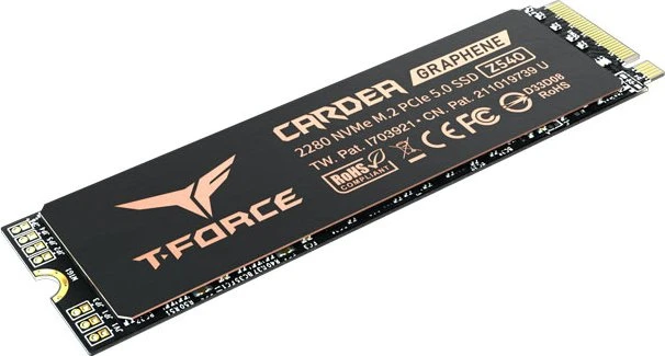 TeamGroup T-Force Cardea Z540 2TB, M.2 2280 / M-Key / PCIe 5.0 x4, Kühlkörper