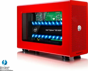 Akitio Node Lite SE, rot, Erweiterungsgehäuse für PCIe, Thunderbolt 3 / USB-C 3.1 (T3NL-T3DIZ-AKTUP/T3NL-T3DIZ-AKT1G)