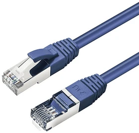 MicroConnect Patchkabel, Cat6a, S/FTP, RJ-45/RJ-45, 10m, blau
