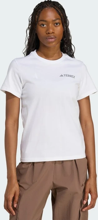adidas Terrex Graphic T-Shirt kurzarm white/grey three (Damen)