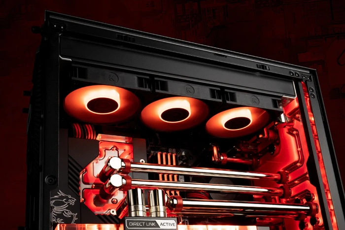 EK Water Blocks EK-Loop Fan FPT 140 D-RGB, Black, 600-2000rpm, LED-Steuerung, 140mm