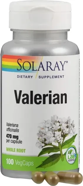 Solaray Valerian Kapseln, 100 Stück