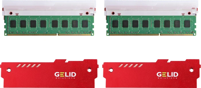 Gelid Solutions Lumen Red, RGB, RAM-Kühler, 2er-Pack