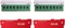 Gelid Solutions Lumen Red, RGB, RAM-Kühler, 2er-Pack Vorschaubild