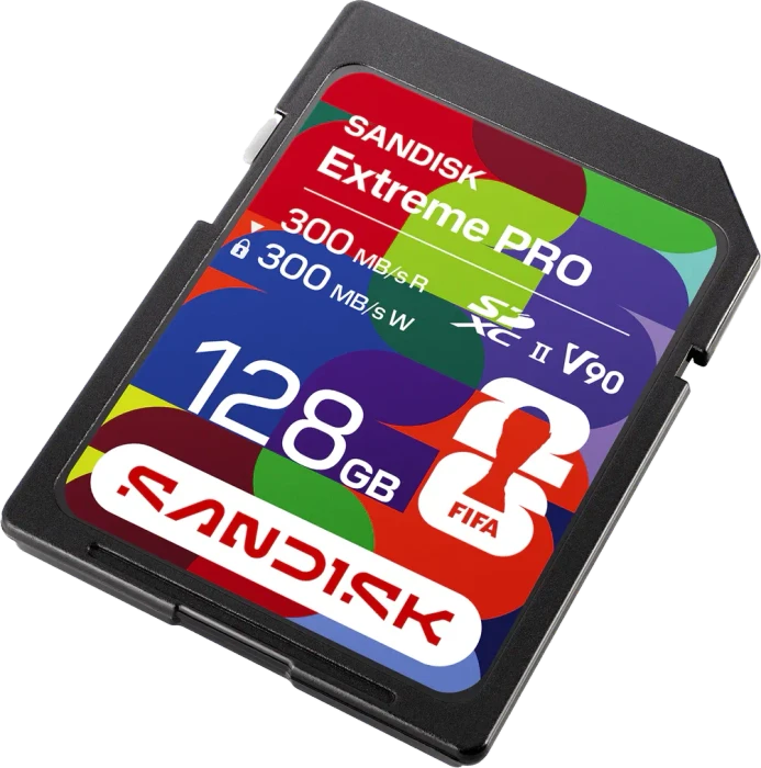 SanDisk FIFA World Cup 2026 Edition R300/W300 128GB, UHS-II