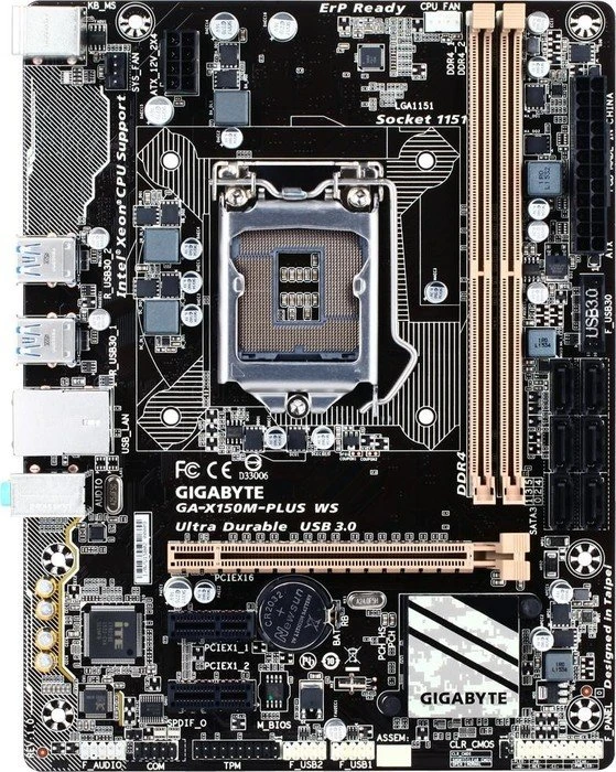 GIGABYTE GA-X150M-PLUS WS (Intel 1151)