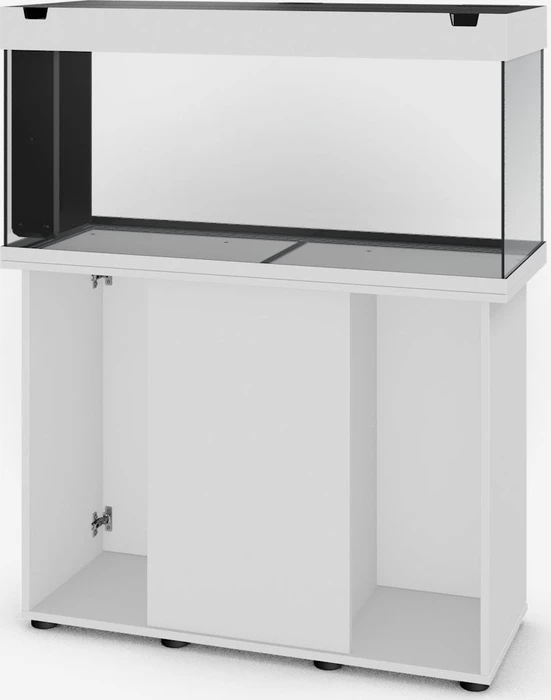 Juwel Rio 180 LED Aquarium-Set mit Unterschrank, weiß/weiß, 180l