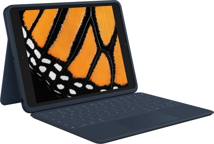 Logitech Rugged Combo 3 Touch für iPad 7/iPad 8/iPad 9, blau, US