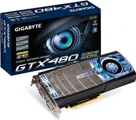 GIGABYTE GeForce GTX 480, 1.5GB GDDR5, 2x DVI, Mini HDMI (GV-N480D5-15I-B)