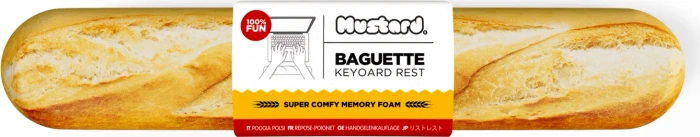 Mustard Baguette Keyboard Rest, Handballenauflage (Tastatur), braun