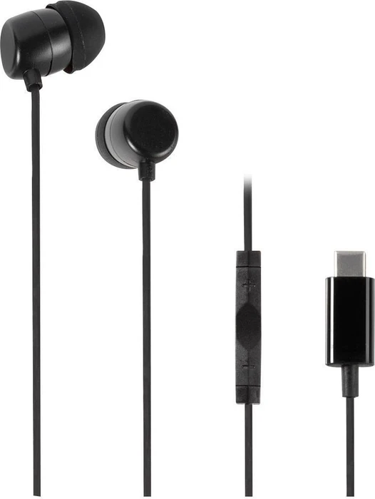 Vivanco In Earphones mit USB Type C Stecker schwarz