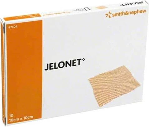 Smith & Nephew Jelonet Paraffingaze steril, 10 x 10cm, 10 Stück