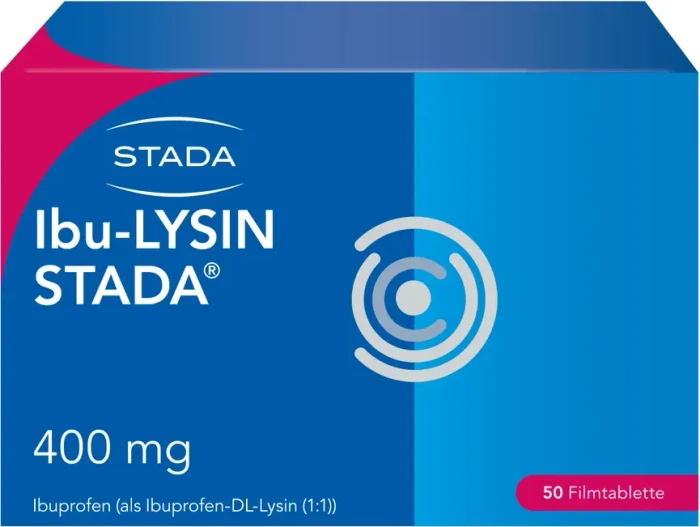 Stada Ibu-Lysin 400mg Filmtabletten, 50 Stück