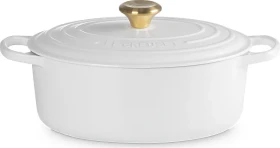 Le Creuset Signature Gusseisen Bräter oval 29cm 4.7l white