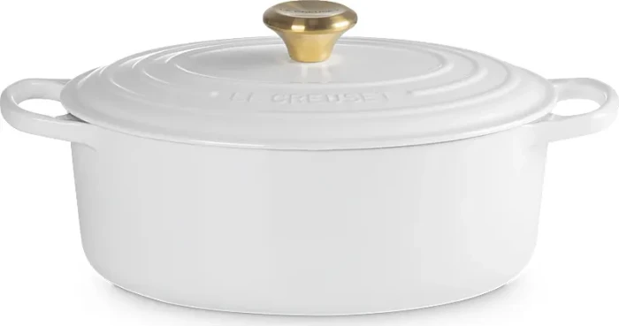Le Creuset Signature Gusseisen Bräter oval 29cm 4.7l white