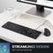 Perixx Periboard-331 Großschrift-Tastatur, schwarz, LEDs weiß, USB, FR Vorschaubild