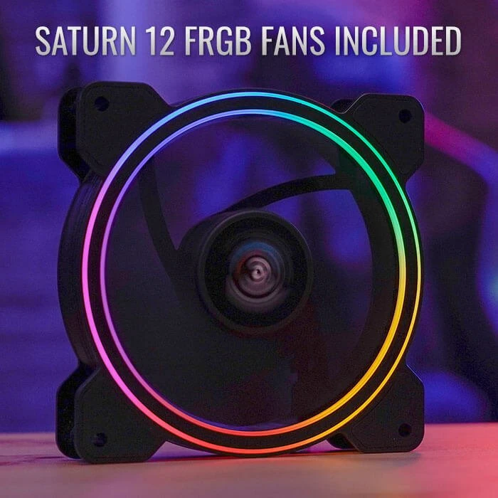 AeroCool Menace Saturn FRGB, Glasfenster