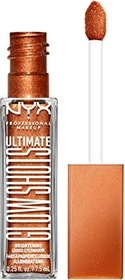 NYX Ultimate Glow Shots Lidschatten 10 wow cacao, 7.5ml
