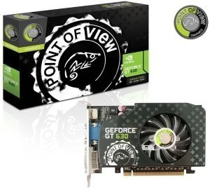 Point of View GeForce GT 630, 2GB DDR3, VGA, DVI, HDMI