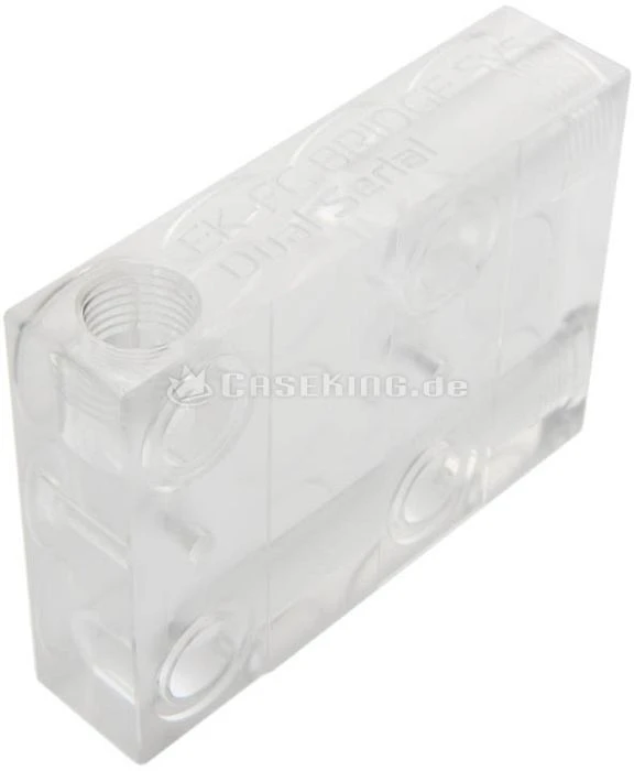 EK Water Blocks EK-FC Bridge DUAL Serial CSQ Acryl
