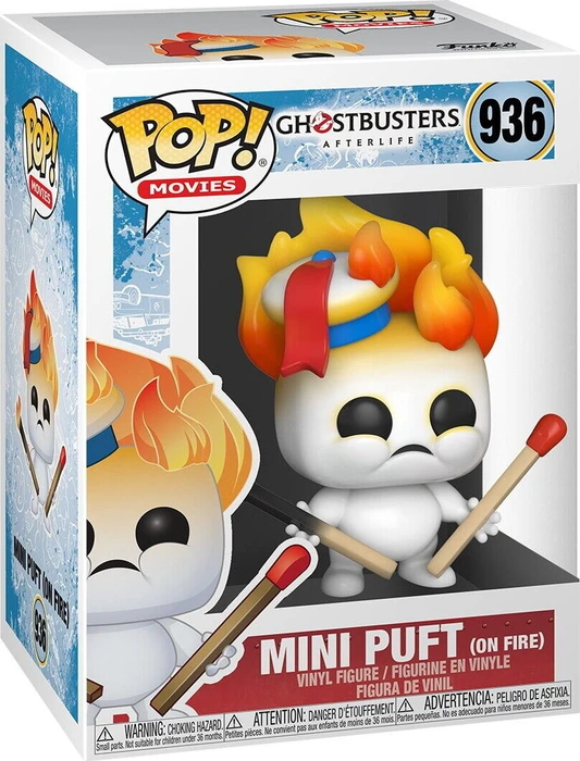 FunKo Pop! Movies - Ghostbusters: Afterlife - Mini Puft on fire