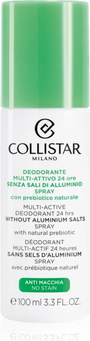 Collistar Multi-Active Deodorant 24h Without Aluminium Salts Spray, 100ml