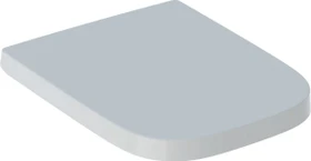 Geberit Renova Plan WC-Sitz eckiges Design, Befestigung von oben, Absenkautomatik, Quick-Release