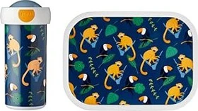 Mepal Campus Verschlussbecher & Brotdose Pausen-Set Jungle, 2-tlg.