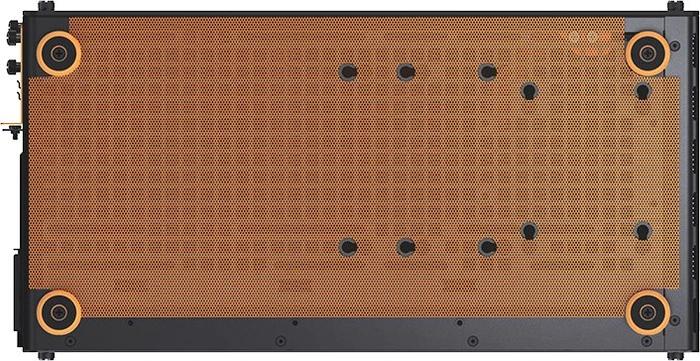 Jonsbo Z20 Orange Black, schwarz/orange, Glasfenster