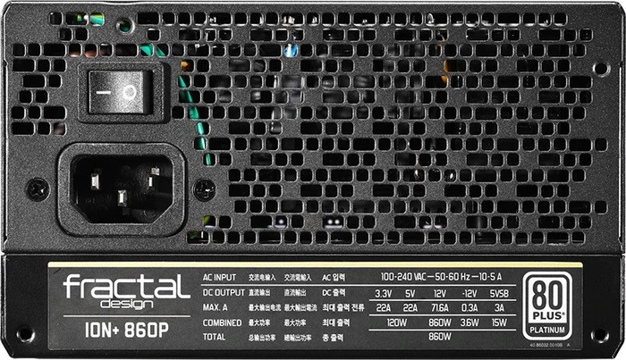 Fractal Design Ion+ 860P 860W, ATX 2.4