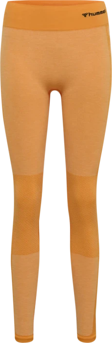 hummel CLEA Seamless Tight Hose lang blazing orange (Damen)