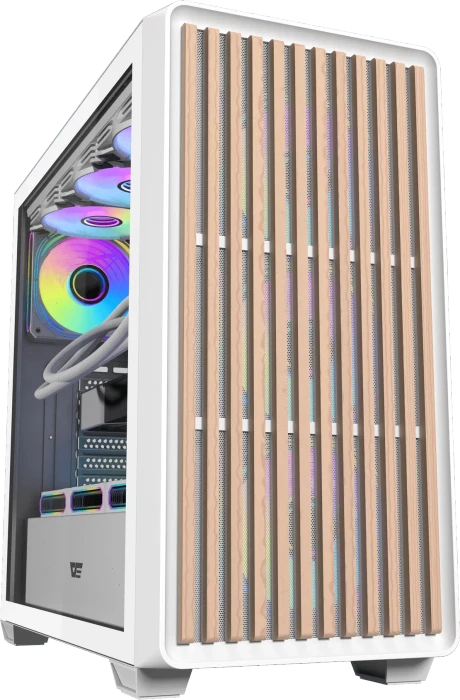 DarkFlash DS900WD White, Glasfenster