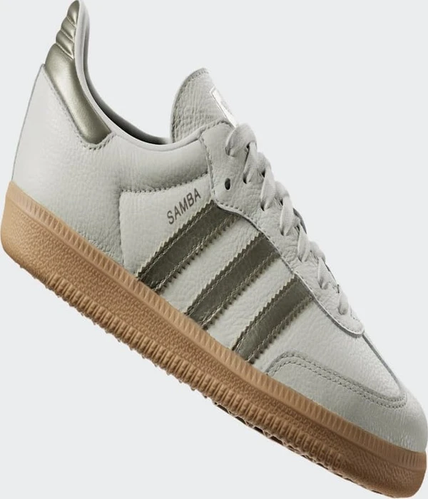 adidas Samba OG off white/cyber metallic/wonder gold met. (Damen)