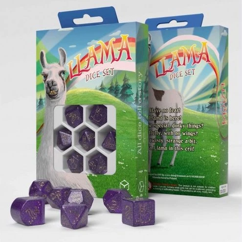 Q-Workshop Würfelset Llama - Zippy