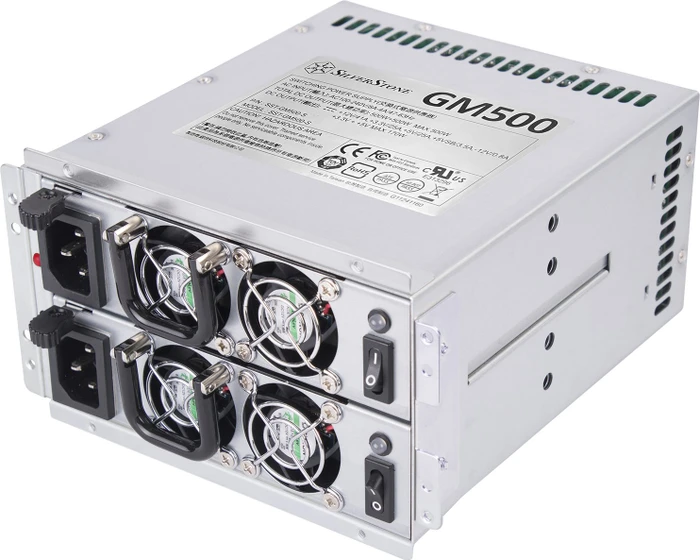 SilverStone Gemini GM500-S Silver 500W, ATX 2.4
