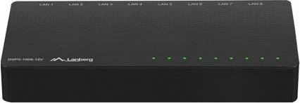 Lanberg DSP2 Desktop Gigabit Switch, 8x RJ-45