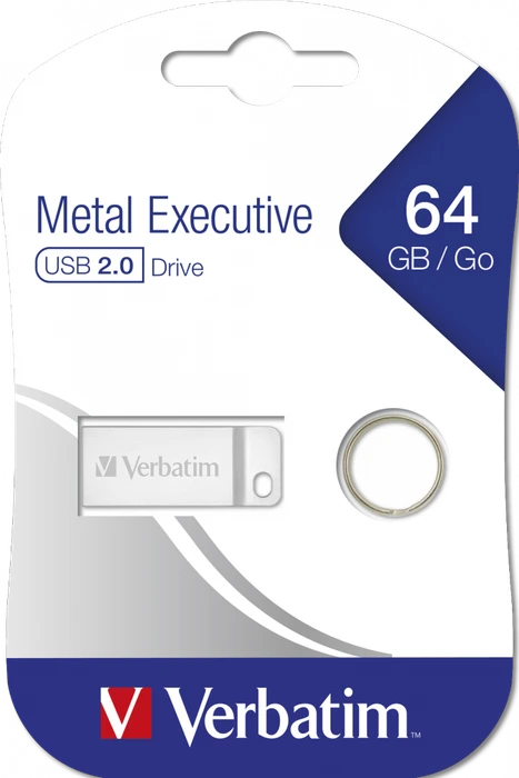 Verbatim Metal Executive 64GB silber, USB-A, USB 2.0