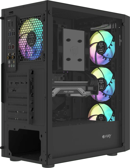 Natec Fury Shobo SH8F ARGB, Glasfenster