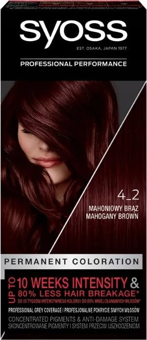 Syoss Color Classic Haarfarbe 4-2 mahagoni