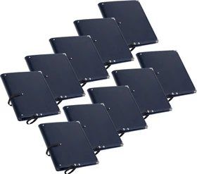 Classic Cantabile Notenmappe Deluxe blau, 10 Stück