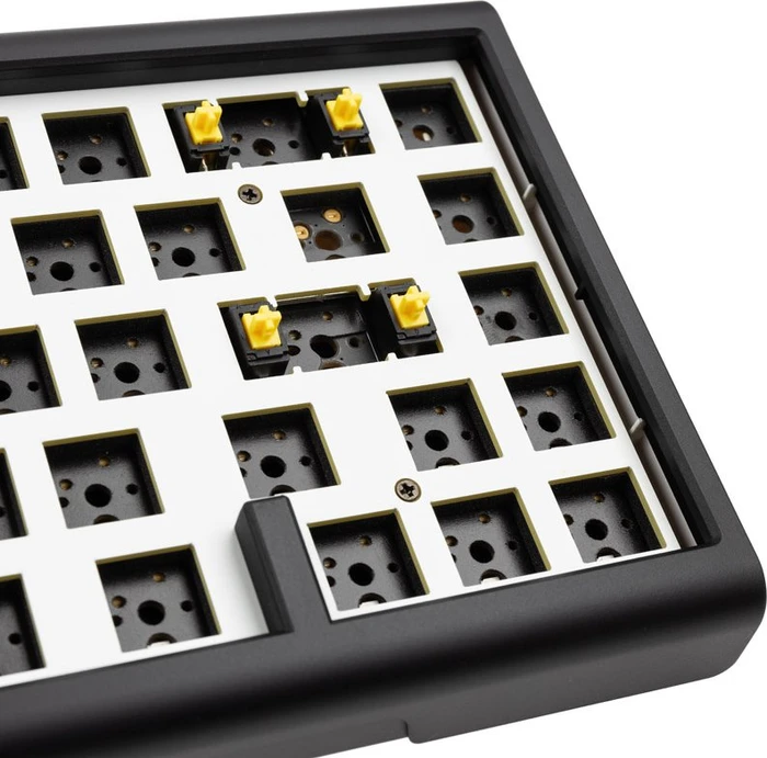 Ducky Tinker 65 Barebone Gaming-Tastatur, schwarz/weiß, ANSI