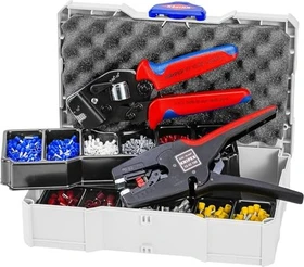 Knipex Crimpzange inkl. Aderendhülsen-Sortiment inkl. Systainer