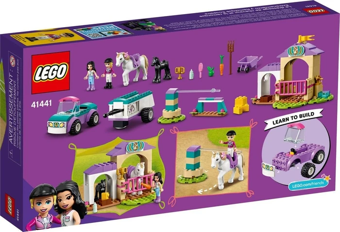 LEGO Friends - Trainingskoppel und Pferdeanhänger