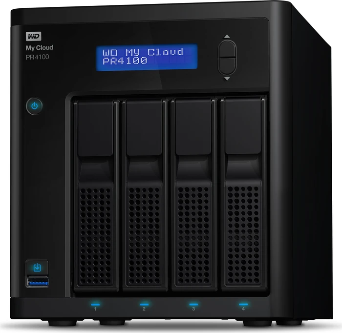 Western Digital My Cloud Pro PR4100, 4GB RAM, 2x RJ-45 1000Base-T, 3x USB-A 3.0